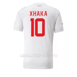 Maillot Suisse Granit Xhaka 10 Homme Extérieur Coupe du Monde 2022 Maillot Suisse Granit Xhaka 10 Homme Extérieur Coupe du Monde 2022