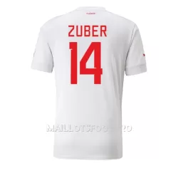 Maillot Suisse Steven Zuber 14 Homme Extérieur Coupe du Monde 2022 Maillot Suisse Steven Zuber 14 Homme Extérieur Coupe du Monde 2022