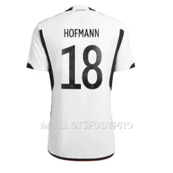 Maillot Allemagne Jonas Hofmann 18 Homme Domicile Coupe du Monde 2022 Maillot Allemagne Jonas Hofmann 18 Homme Domicile Coupe du Monde 2022