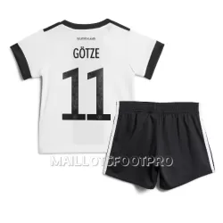 Maillot Allemagne Mario Gotze 11 Enfant Domicile Coupe du Monde 2022 Maillot Allemagne Mario Gotze 11 Enfant Domicile Coupe du Monde 2022