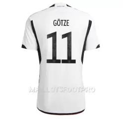 Maillot Allemagne Mario Gotze 11 Homme Domicile Coupe du Monde 2022 Maillot Allemagne Mario Gotze 11 Homme Domicile Coupe du Monde 2022