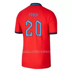 Maillot Angleterre FODEN 20 Homme Extérieur Coupe du Monde 2022 Maillot Angleterre FODEN 20 Homme Extérieur Coupe du Monde 2022