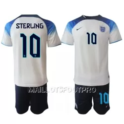 Maillot Angleterre Raheem Sterling 10 Enfant Domicile Coupe du Monde 2022 Maillot Angleterre Raheem Sterling 10 Enfant Domicile Coupe du Monde 2022