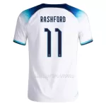 Maillot Angleterre RASHFORD 11 Homme Domicile Coupe du Monde 2022