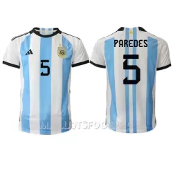 Maillot Argentine Leandro Paredes 5 Homme Domicile Coupe du Monde 2022 Maillot Argentine Leandro Paredes 5 Homme Domicile Coupe du Monde 2022