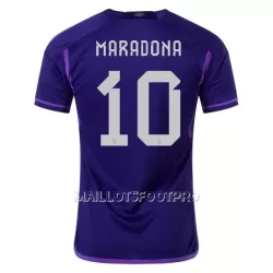 Maillot Argentine Maradona 10 Homme Extérieur Coupe du Monde 2022 Maillot Argentine Maradona 10 Homme Extérieur Coupe du Monde 2022