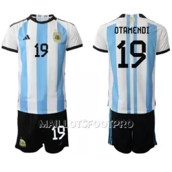 Maillot Argentine Nicolas Otamendi 19 Enfant Domicile Coupe du Monde 2022 Maillot Argentine Nicolas Otamendi 19 Enfant Domicile Coupe du Monde 2022