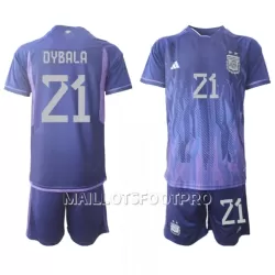 Maillot Argentine Paulo Dybala 21 Enfant Extérieur Coupe du Monde 2022 Maillot Argentine Paulo Dybala 21 Enfant Extérieur Coupe du Monde 2022