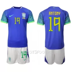 Maillot Brésil Antony 19 Enfant Extérieur Coupe du Monde 2022 Maillot Brésil Antony 19 Enfant Extérieur Coupe du Monde 2022