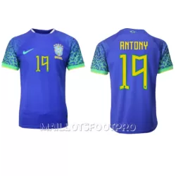 Maillot Brésil Antony 19 Homme Extérieur Coupe du Monde 2022 Maillot Brésil Antony 19 Homme Extérieur Coupe du Monde 2022