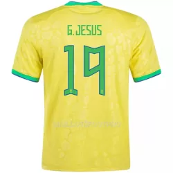 Maillot Brésil G. JESUS 19 Homme Domicile Coupe du Monde 2022 Maillot Brésil G. JESUS 19 Homme Domicile Coupe du Monde 2022