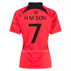 Maillot Corée du Sud H M SON 7 Femme Domicile Coupe du Monde 2022 Maillot Corée du Sud H M SON 7 Femme Domicile Coupe du Monde 2022