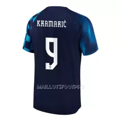 Maillot Croatie KRAMARIC 9 Homme Extérieur Coupe du Monde 2022 Maillot Croatie KRAMARIC 9 Homme Extérieur Coupe du Monde 2022