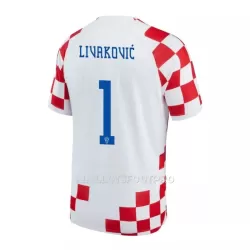 Maillot Croatie LIVAKOVIC 1 Homme Domicile Coupe du Monde 2022 Maillot Croatie LIVAKOVIC 1 Homme Domicile Coupe du Monde 2022