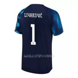 Maillot Croatie LIVAKOVIC 1 Homme Extérieur Coupe du Monde 2022 Maillot Croatie LIVAKOVIC 1 Homme Extérieur Coupe du Monde 2022