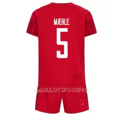 Maillot Danemark Joakim Maehle 5 Enfant Domicile Coupe du Monde 2022 Maillot Danemark Joakim Maehle 5 Enfant Domicile Coupe du Monde 2022