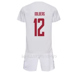 Maillot Danemark Kasper Dolberg 12 Enfant Extérieur Coupe du Monde 2022 Maillot Danemark Kasper Dolberg 12 Enfant Extérieur Coupe du Monde 2022