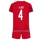 Maillot Danemark Simon Kjaer 4 Enfant Domicile Coupe du Monde 2022