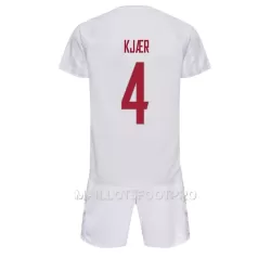 Maillot Danemark Simon Kjaer 4 Enfant Extérieur Coupe du Monde 2022 Maillot Danemark Simon Kjaer 4 Enfant Extérieur Coupe du Monde 2022