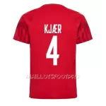 Maillot Danemark Simon Kjaer 4 Homme Domicile Coupe du Monde 2022