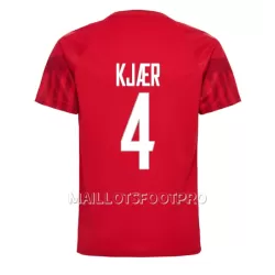 Maillot Danemark Simon Kjaer 4 Homme Domicile Coupe du Monde 2022 Maillot Danemark Simon Kjaer 4 Homme Domicile Coupe du Monde 2022
