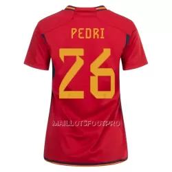 Maillot Espagne PEDRI 26 Femme Domicile Coupe du Monde 2022 Maillot Espagne PEDRI 26 Femme Domicile Coupe du Monde 2022