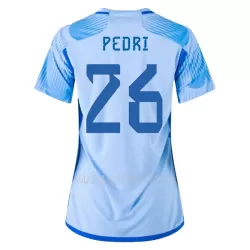 Maillot Espagne PEDRI 26 Femme Extérieur Coupe du Monde 2022 Maillot Espagne PEDRI 26 Femme Extérieur Coupe du Monde 2022