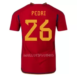 Maillot Espagne PEDRI 26 Homme Domicile Coupe du Monde 2022 Maillot Espagne PEDRI 26 Homme Domicile Coupe du Monde 2022