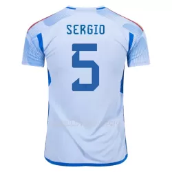 Maillot Espagne SERGIO 5 Homme Extérieur Coupe du Monde 2022 Maillot Espagne SERGIO 5 Homme Extérieur Coupe du Monde 2022