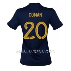Maillot France Kingsley Coman 20 Femme Domicile Coupe du Monde 2022 Maillot France Kingsley Coman 20 Femme Domicile Coupe du Monde 2022