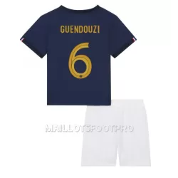 Maillot France Matteo Guendouzi 6 Enfant Domicile Coupe du Monde 2022 Maillot France Matteo Guendouzi 6 Enfant Domicile Coupe du Monde 2022
