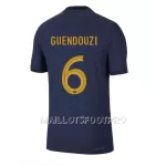 Maillot France Matteo Guendouzi 6 Homme Domicile Coupe du Monde 2022