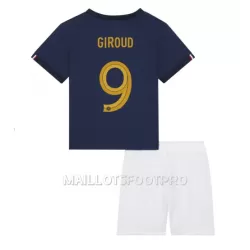 Maillot France Olivier Giroud 9 Enfant Domicile Coupe du Monde 2022 Maillot France Olivier Giroud 9 Enfant Domicile Coupe du Monde 2022