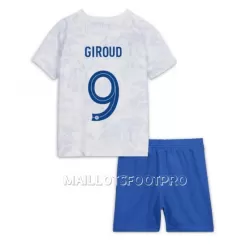 Maillot France Olivier Giroud 9 Enfant Extérieur Coupe du Monde 2022 Maillot France Olivier Giroud 9 Enfant Extérieur Coupe du Monde 2022