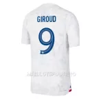 Maillot France Olivier Giroud 9 Homme Extérieur Coupe du Monde 2022