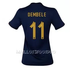 Maillot France Ousmane Dembele 11 Femme Domicile Coupe du Monde 2022 Maillot France Ousmane Dembele 11 Femme Domicile Coupe du Monde 2022