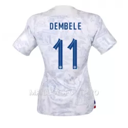 Maillot France Ousmane Dembele 11 Femme Extérieur Coupe du Monde 2022 Maillot France Ousmane Dembele 11 Femme Extérieur Coupe du Monde 2022