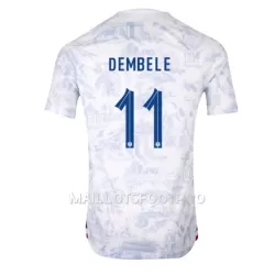 Maillot France Ousmane Dembele 11 Homme Extérieur Coupe du Monde 2022 Maillot France Ousmane Dembele 11 Homme Extérieur Coupe du Monde 2022