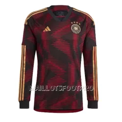 Maillot Manches Longues Allemagne Homme Extérieur Coupe du Monde 2022 Maillot Manches Longues Allemagne Homme Extérieur Coupe du Monde 2022