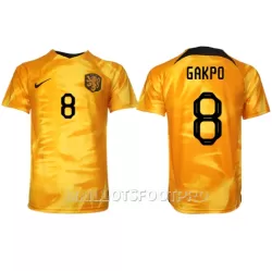 Maillot Pays-Bas Cody Gakpo 8 Homme Domicile Coupe du Monde 2022 Maillot Pays-Bas Cody Gakpo 8 Homme Domicile Coupe du Monde 2022