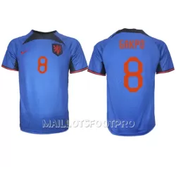Maillot Pays-Bas Cody Gakpo 8 Homme Extérieur Coupe du Monde 2022 Maillot Pays-Bas Cody Gakpo 8 Homme Extérieur Coupe du Monde 2022