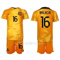Maillot Pays-Bas Tyrell Malacia 16 Enfant Domicile Coupe du Monde 2022 Maillot Pays-Bas Tyrell Malacia 16 Enfant Domicile Coupe du Monde 2022
