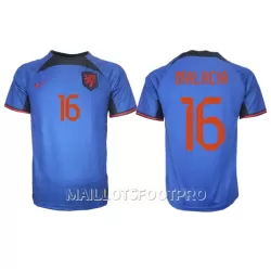 Maillot Pays-Bas Tyrell Malacia 16 Homme Extérieur Coupe du Monde 2022 Maillot Pays-Bas Tyrell Malacia 16 Homme Extérieur Coupe du Monde 2022