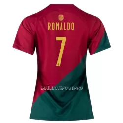 Maillot Portugal Cristiano Ronaldo 7 Femme Domicile Coupe du Monde 2022 Maillot Portugal Cristiano Ronaldo 7 Femme Domicile Coupe du Monde 2022