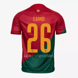 Maillot Portugal G. RAMOS 26 Homme Domicile Coupe du Monde 2022 Maillot Portugal G. RAMOS 26 Homme Domicile Coupe du Monde 2022