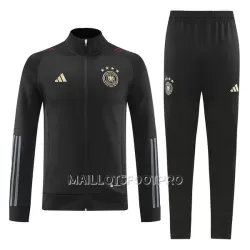 Allemagne Ensemble Vestes d'Entraînement Homme 2022 Noire Allemagne Ensemble Vestes d'Entraînement Homme 2022 Noire