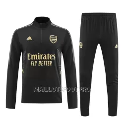 Arsenal Sweat d'Entraînement Homme 22-23 Quart-Zip Noire Arsenal Sweat d'Entraînement Homme 22-23 Quart-Zip Noire