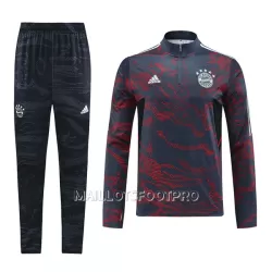 Bayern Munich Sweat d'Entraînement Homme 22-23 Quart-Zip Gris Bayern Munich Sweat d'Entraînement Homme 22-23 Quart-Zip Gris