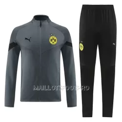 Borussia Dortmund Ensemble Vestes d'Entraînement Homme 22-23 Gris Borussia Dortmund Ensemble Vestes d'Entraînement Homme 22-23 Gris