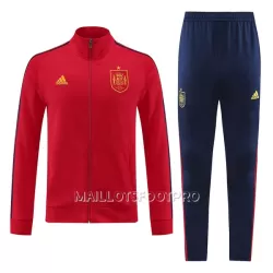 Espagne Ensemble Vestes d'Entraînement Homme 22-23 Rouge Espagne Ensemble Vestes d'Entraînement Homme 22-23 Rouge